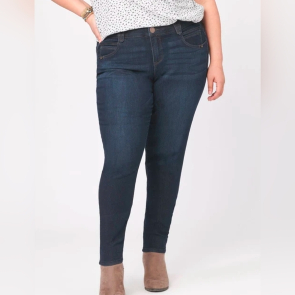 Democracy Blue Jeggings Stretchy Modern Fit